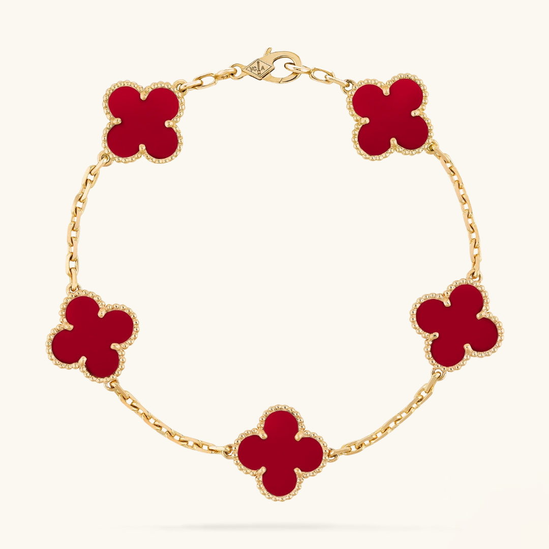 CLOVER | Rode Armband