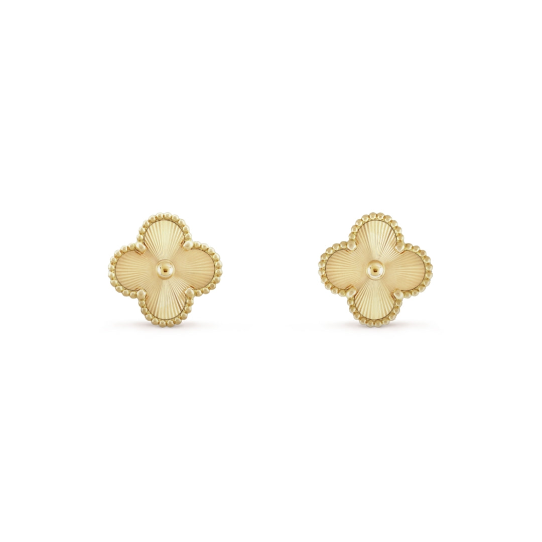 CLOVER | Gouden Oorbellen