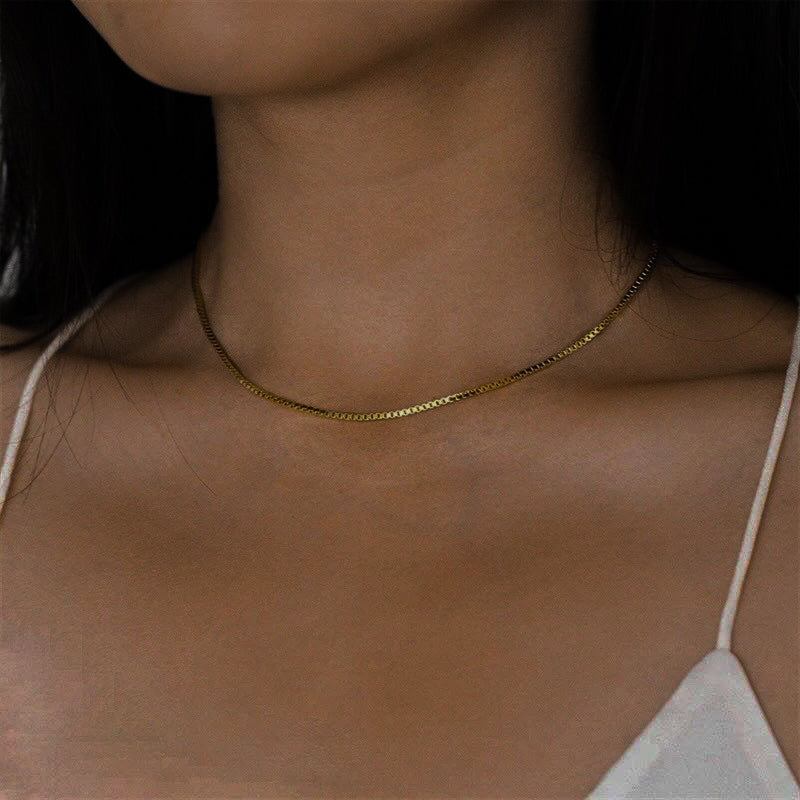 Danica Box Chain Gouden Ketting