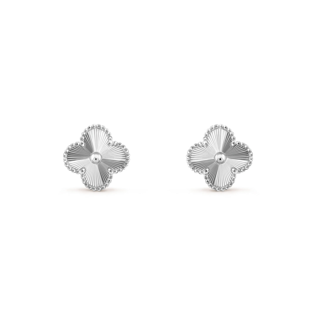 CLOVER | Zilveren Oorbellen