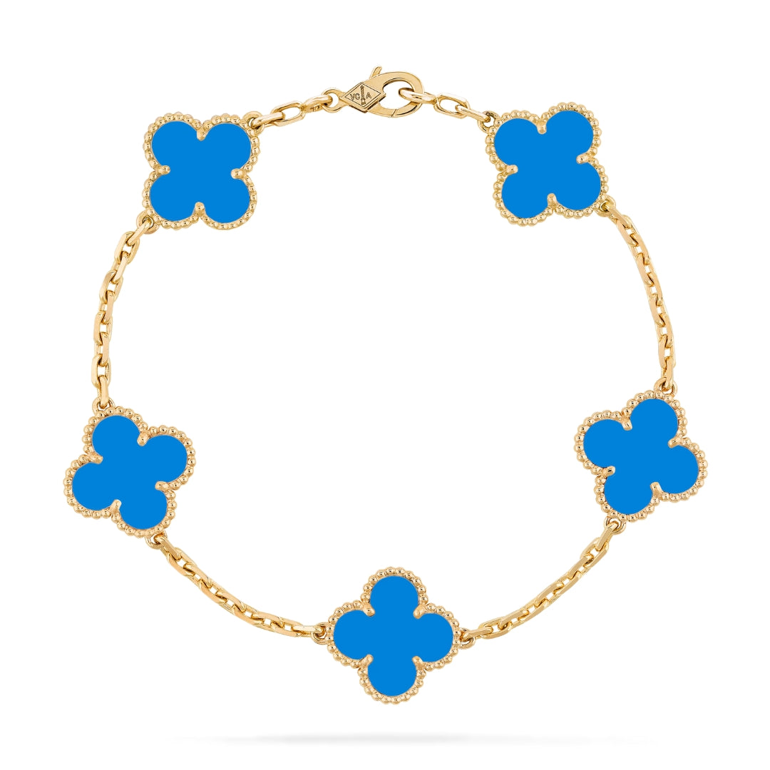 CLOVER | Blauwe Armband