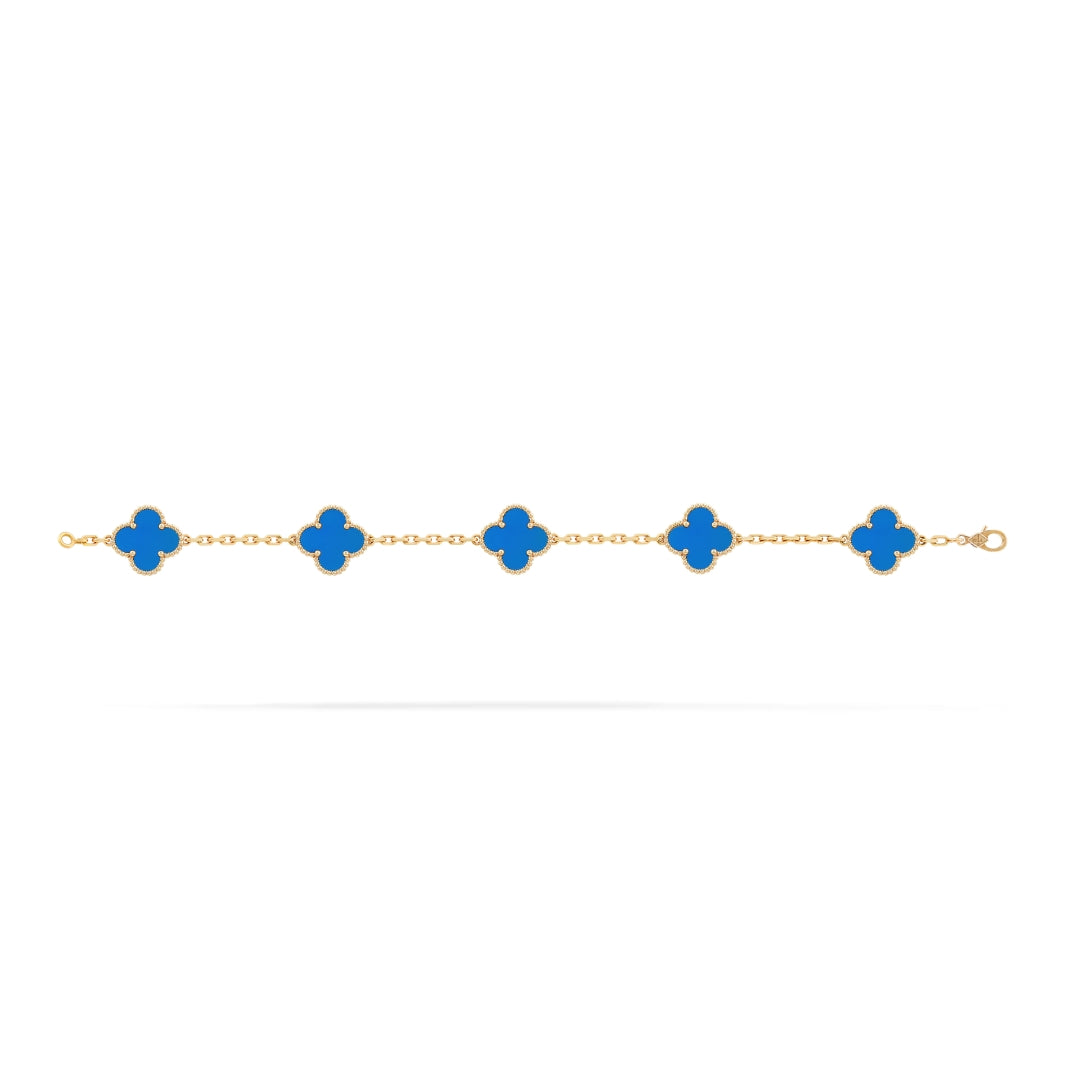 CLOVER | Blauwe Armband