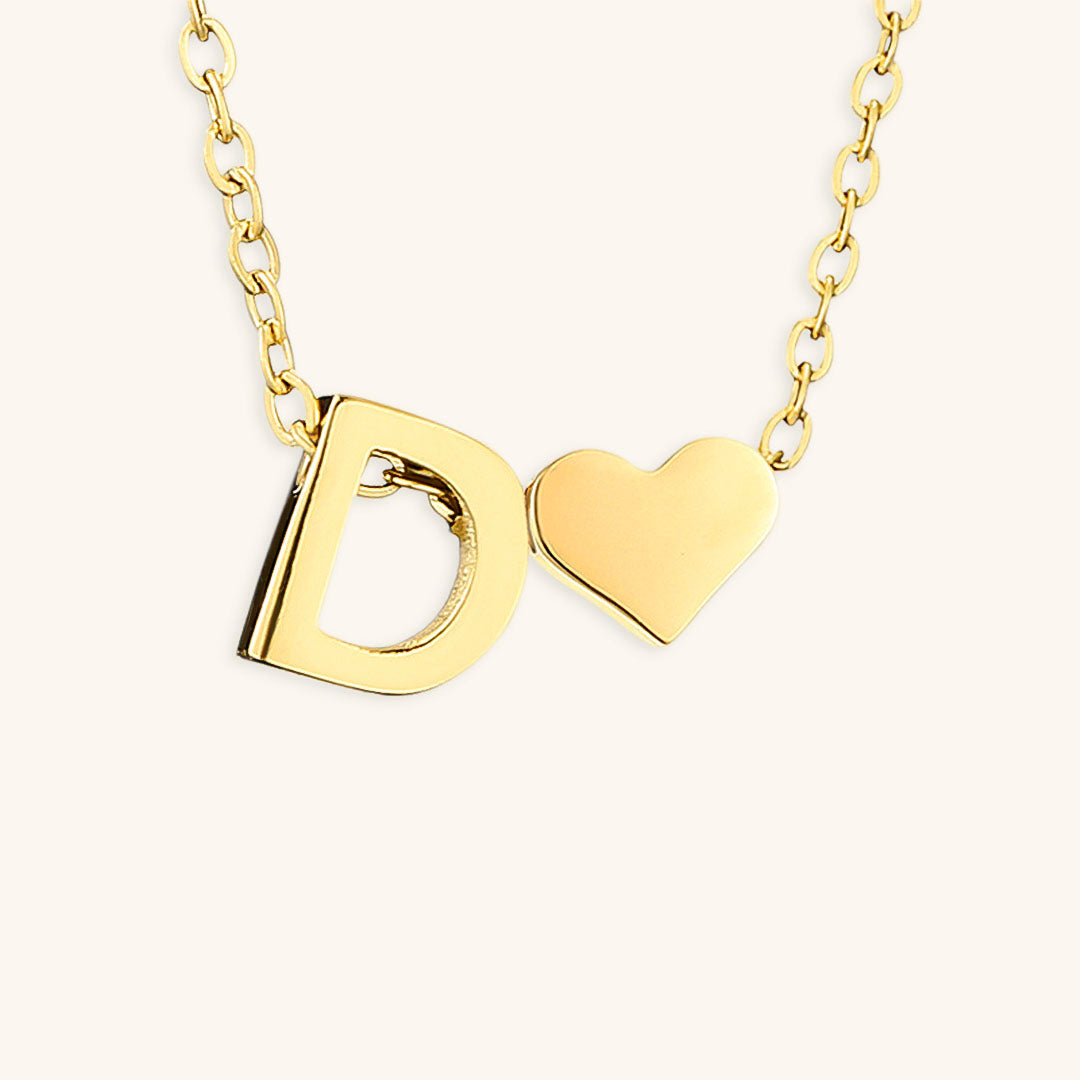 Ria Initieel Letter Gouden Ketting