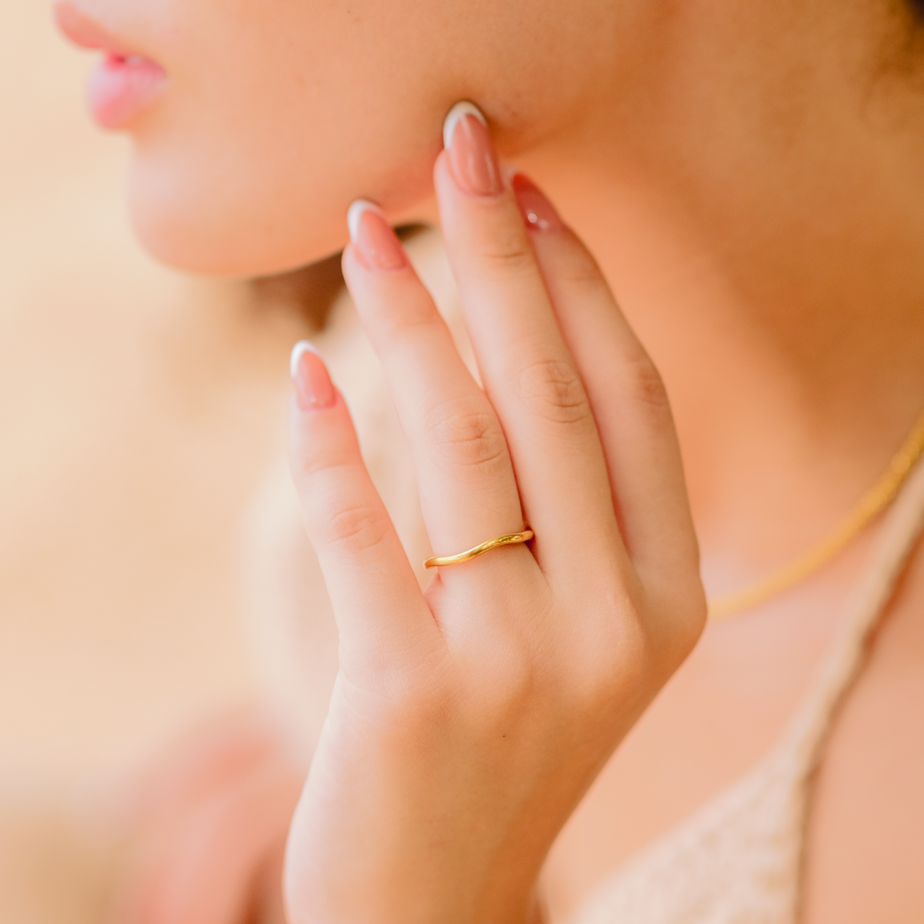 Dianne Gouden Stapelring
