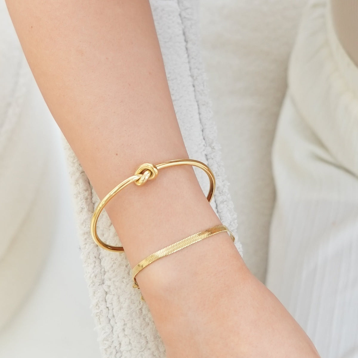 Slangarmband - Goud