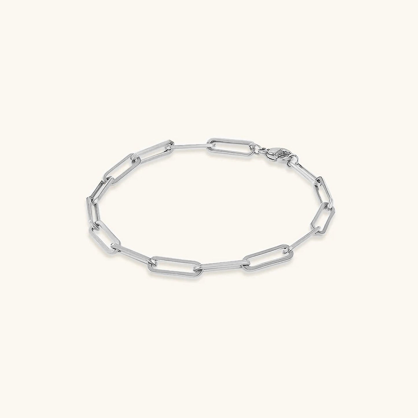Eloise Gouden Paperclip Armband