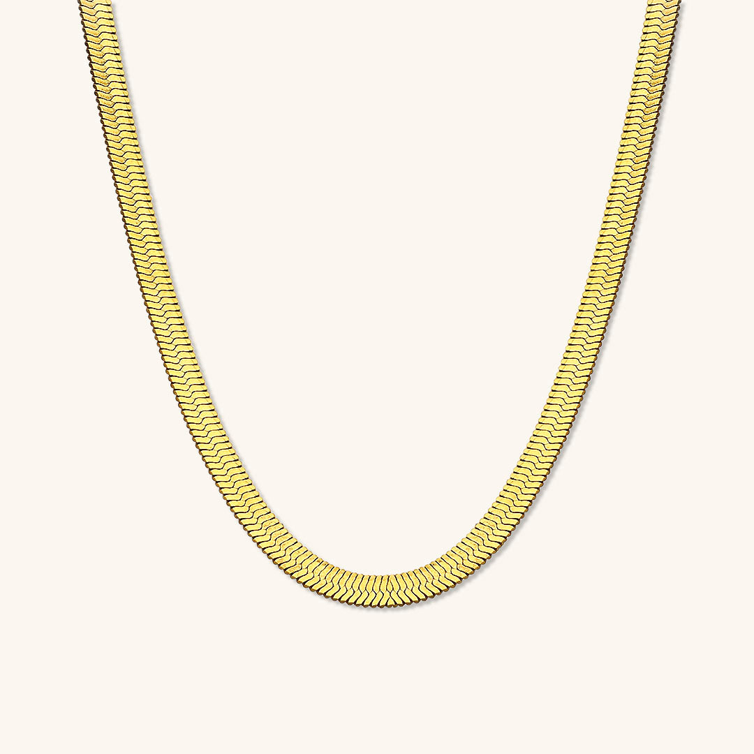 Elysian Gouden Herringbone Ketting