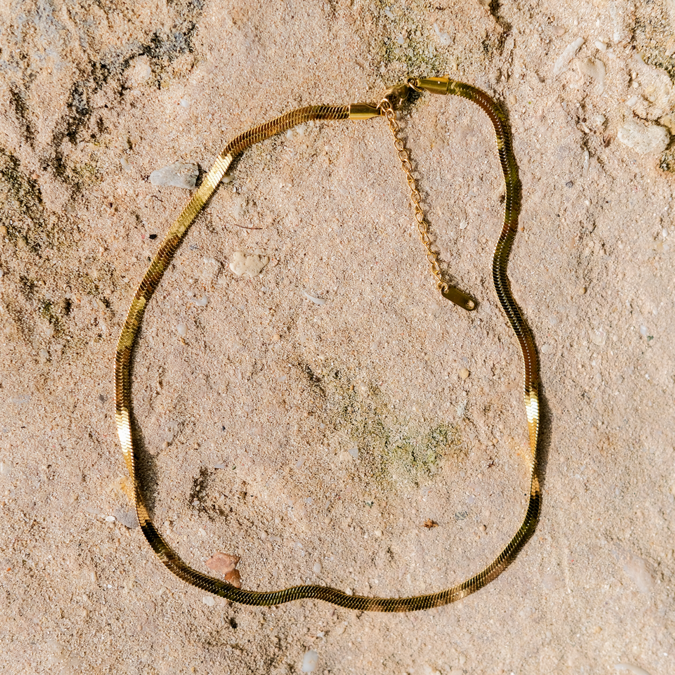 Elysian Gouden Herringbone Ketting
