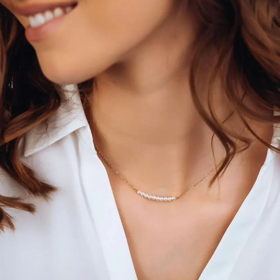 Emilia Zoetwaterparel Ketting