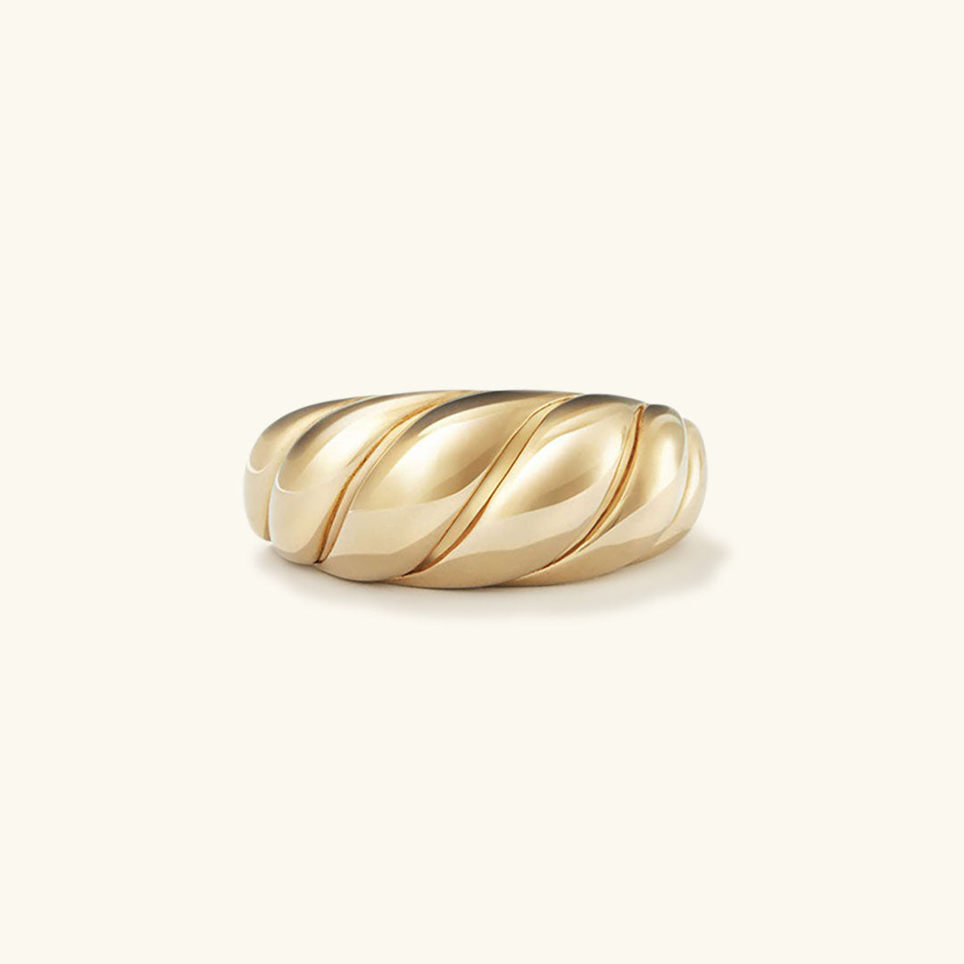 Lorelei Gouden Croissant Ring