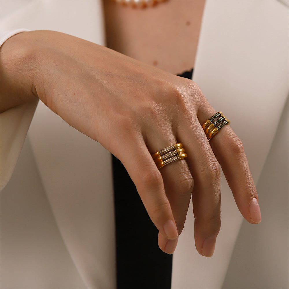 Serenity Diamanten Gouden Ring