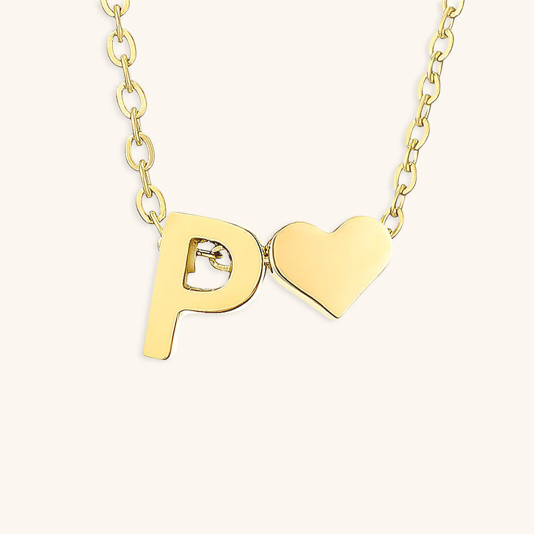Ria Initieel Letter Gouden Ketting