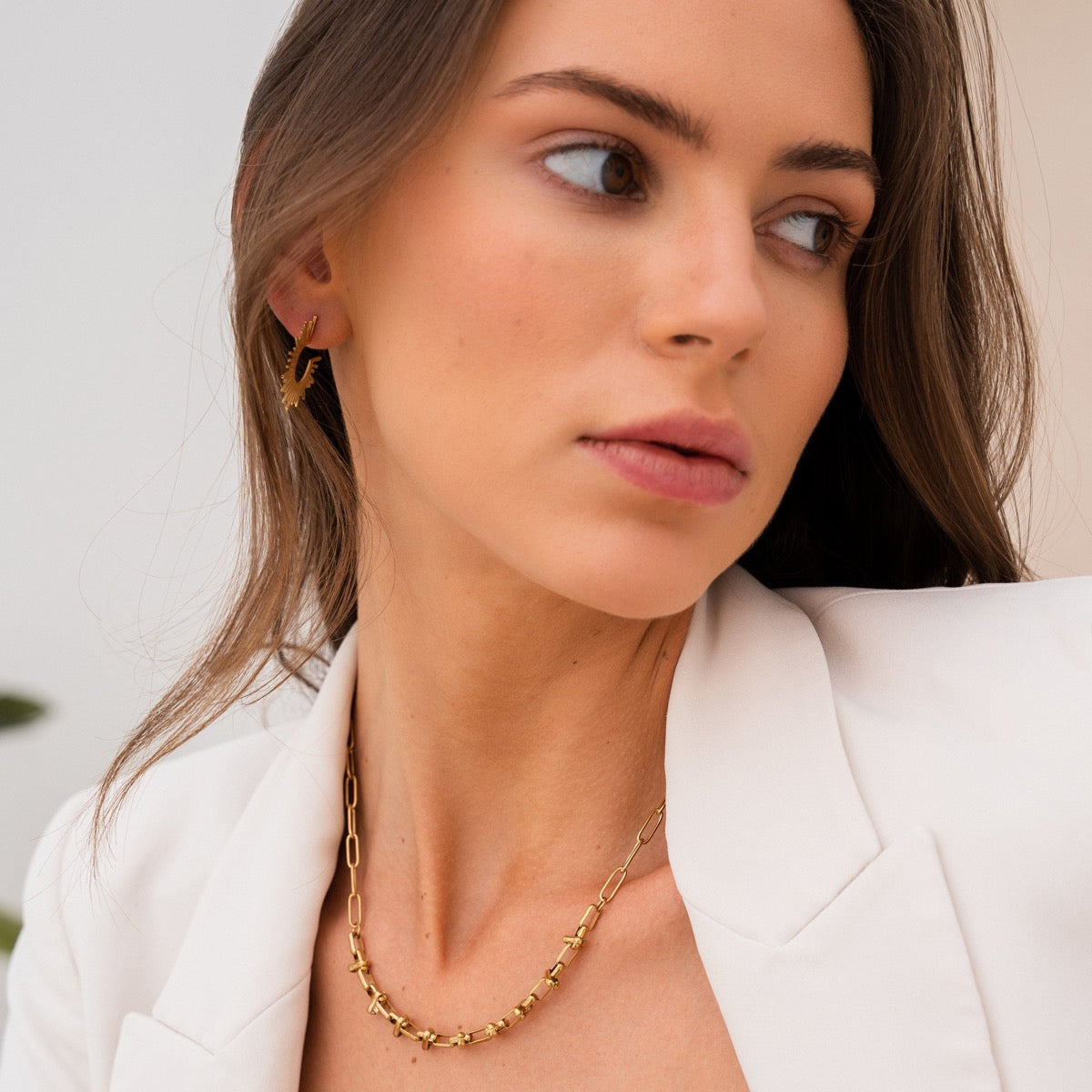 Cairo Choker Ketting - Goud