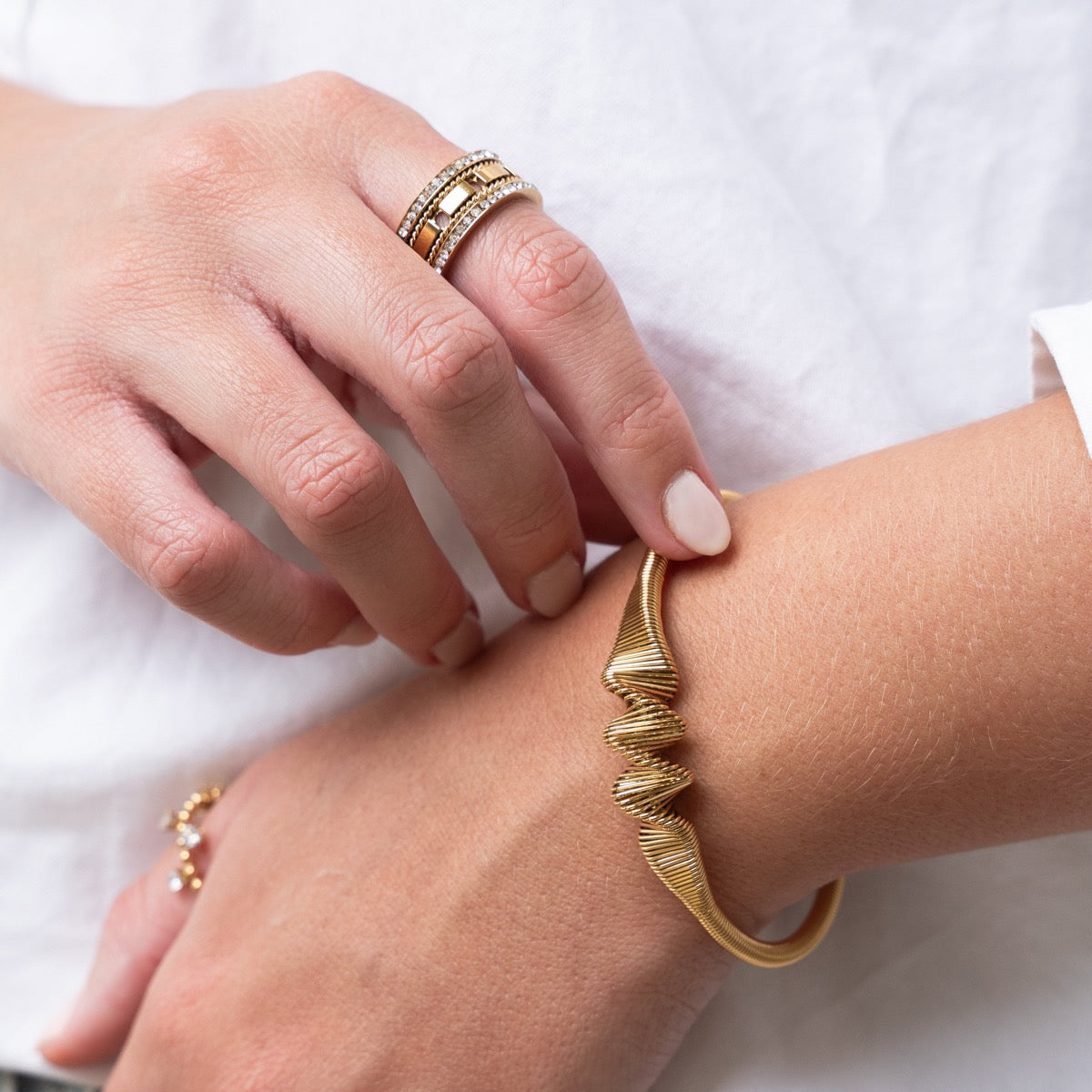 Golf Bangle Armband - Goud