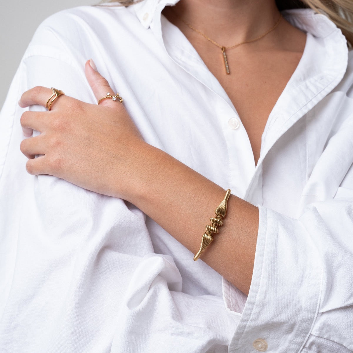 Golf Bangle Armband - Goud