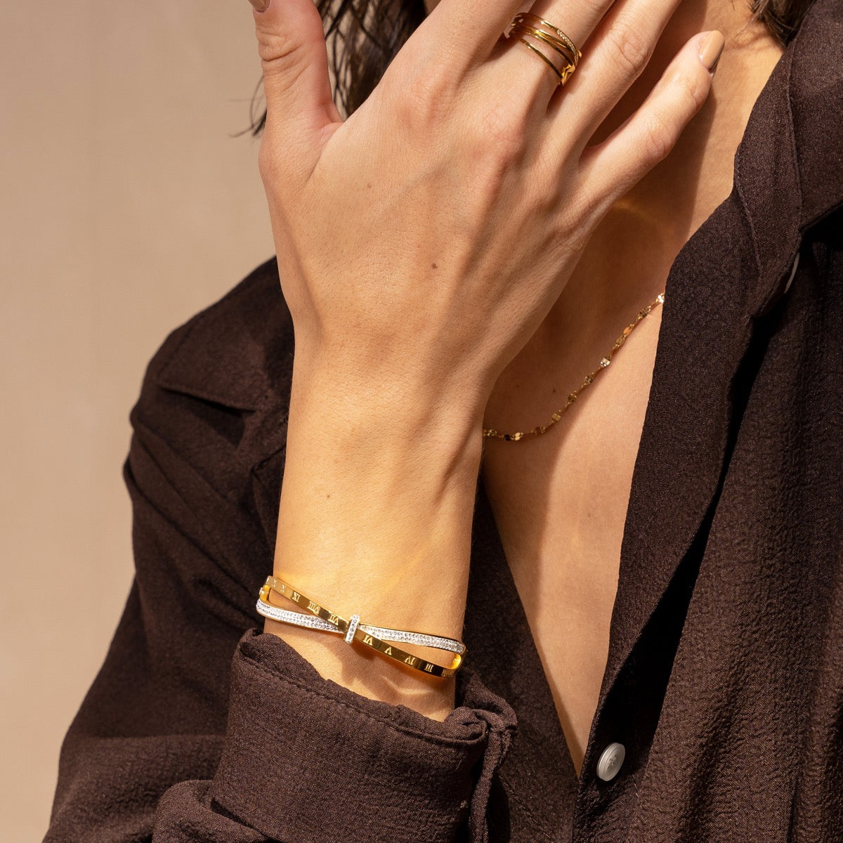 Riviera Bangle Armband - Goud