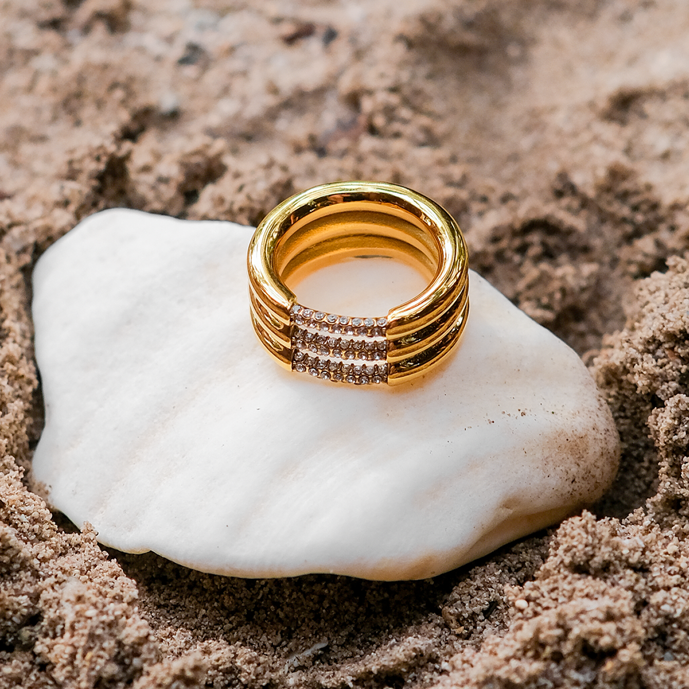 Serenity Diamanten Gouden Ring