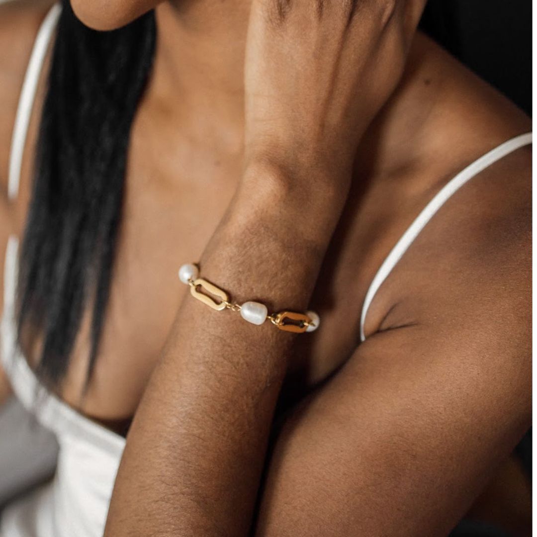 Janna Parelsnoer Armband