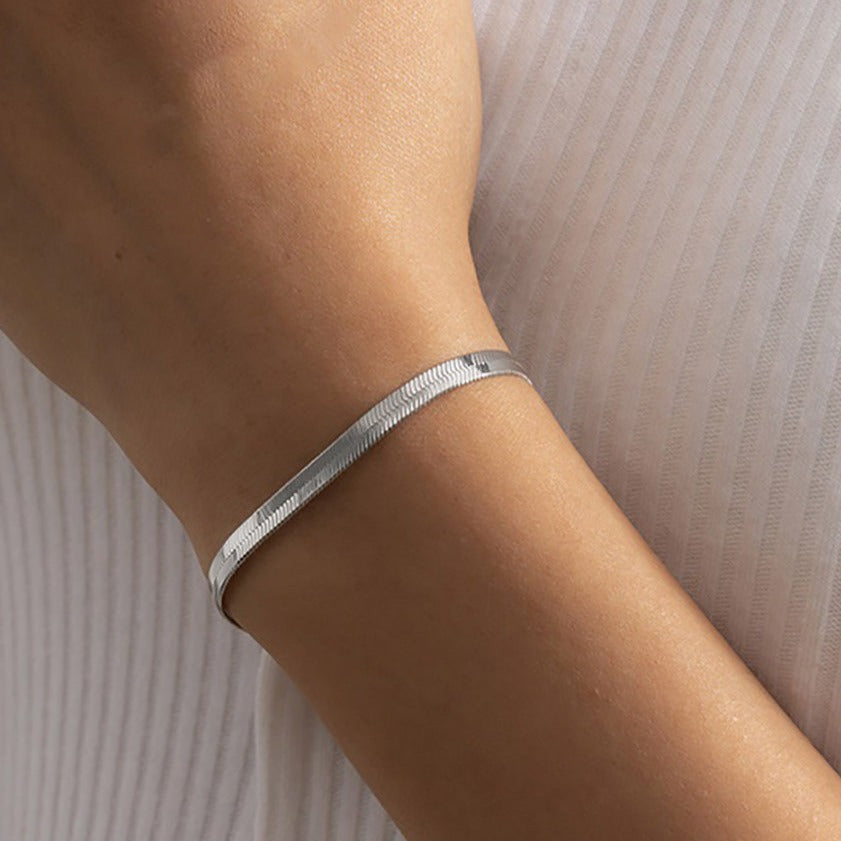 Vida Gouden Herringbone Armband