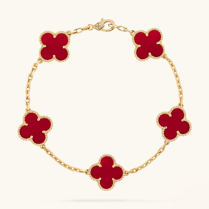 CLOVER | Rode Armband