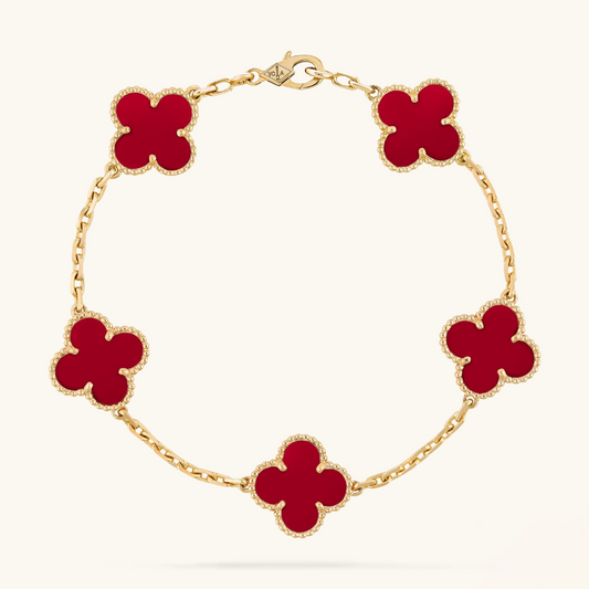 CLOVER | Rode Armband
