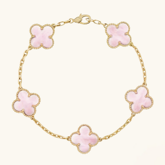 CLOVER | Roze Armband
