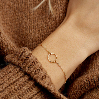 Dalia Gouden Hoepelarmband