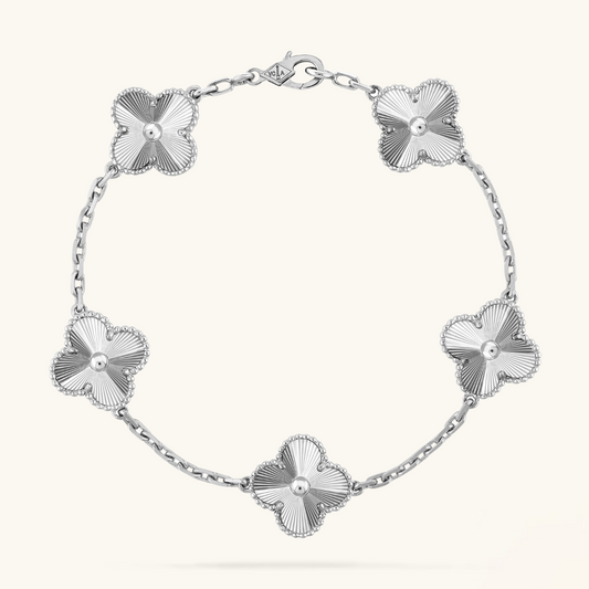CLOVER | Zilveren Armband