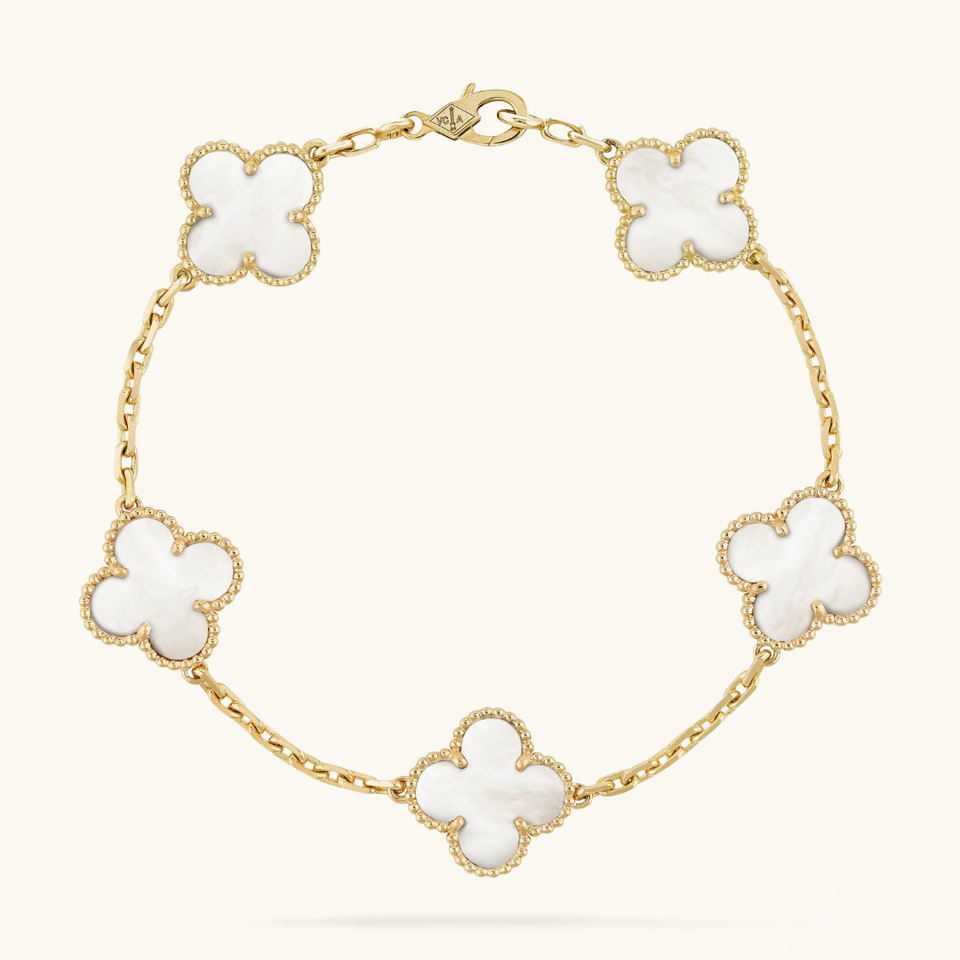 CLOVER | Witte Armband