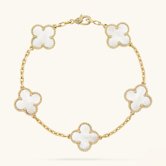 CLOVER | Witte Armband