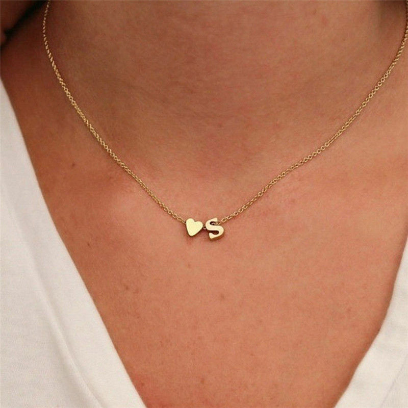 Ria Initieel Letter Gouden Ketting