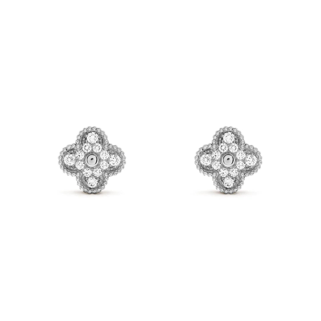 CLOVER | Zilveren Oorbellen Prestige