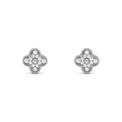CLOVER | Zilveren Oorbellen Prestige