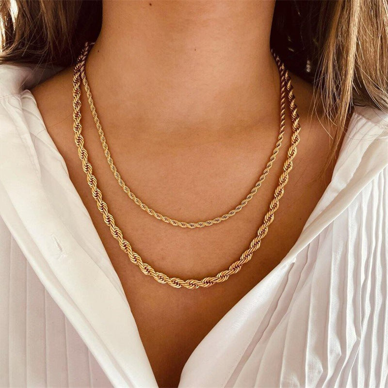 Bianca Touwketting Gouden Halsketting