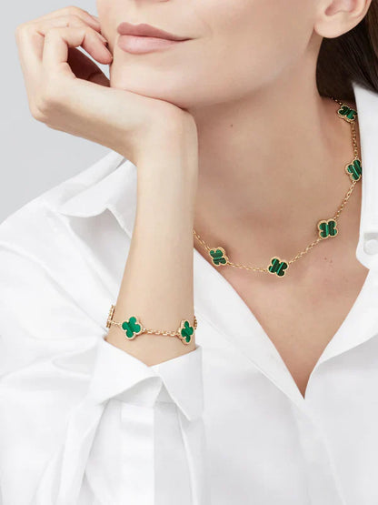CLOVER | Groene Armband