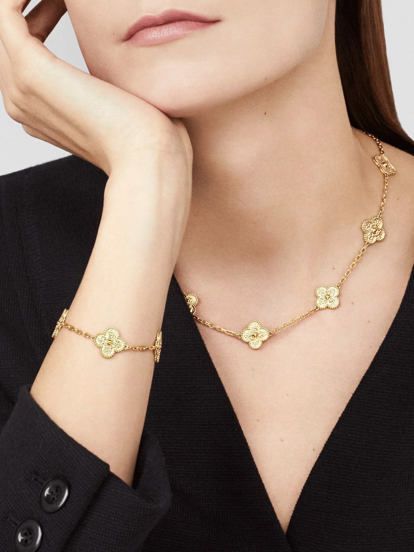 CLOVER | 10 Motief Gouden Ketting