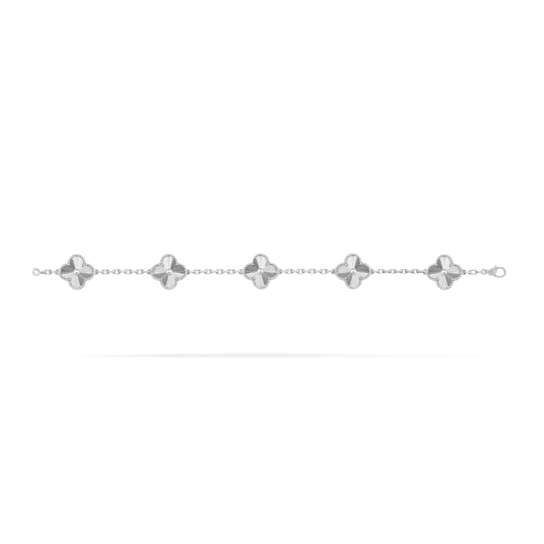 CLOVER | Zilveren Armband