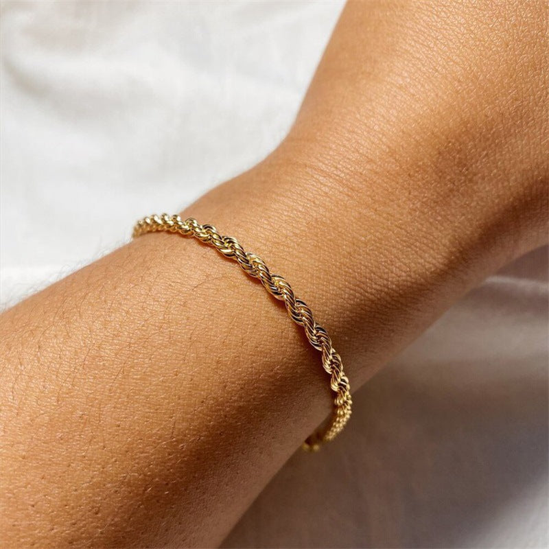 Gigi Touwketting Gouden Armband