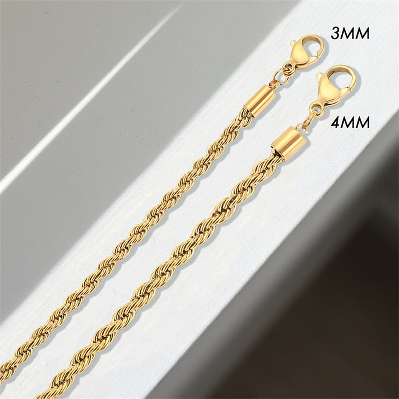 Bianca Touwketting Gouden Halsketting