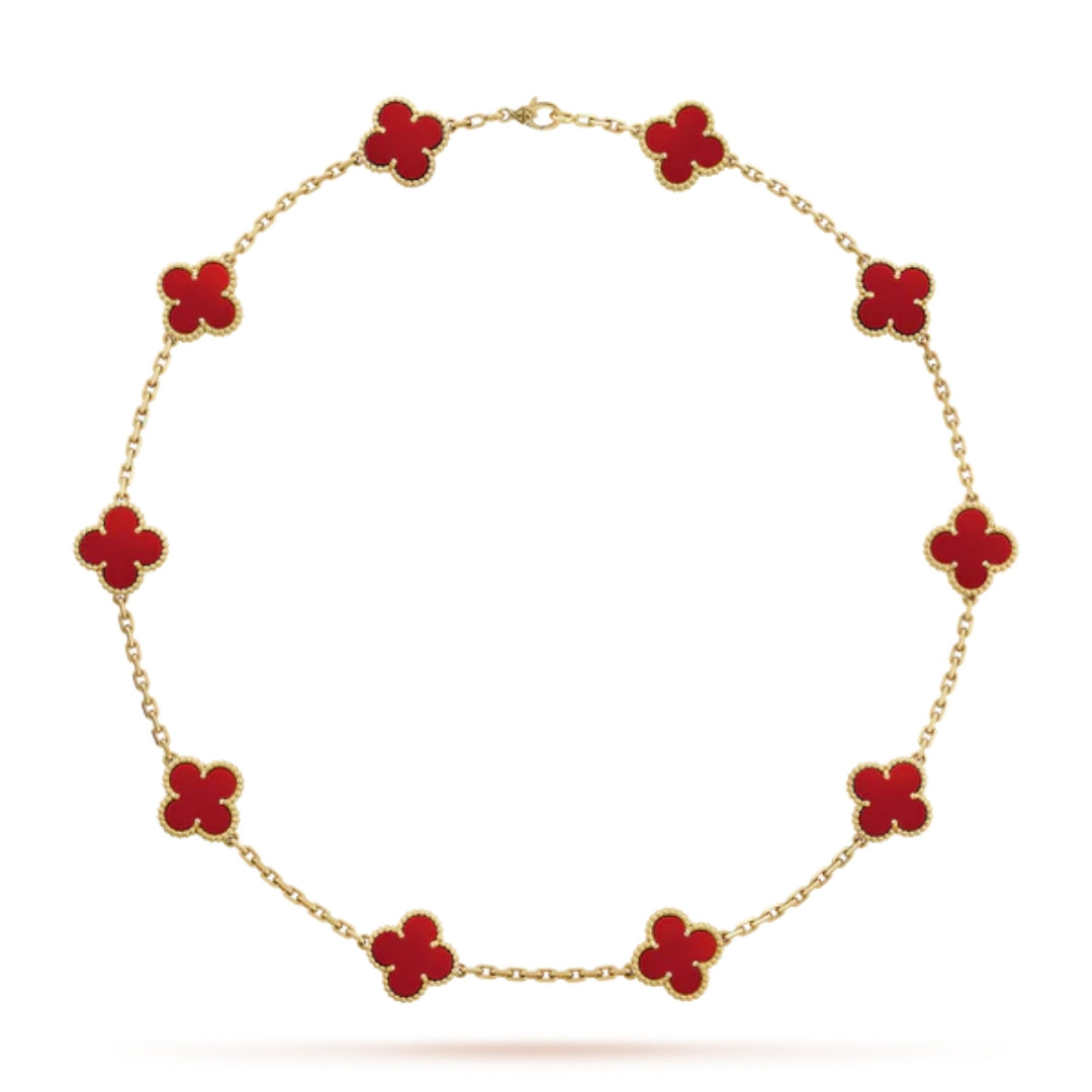 CLOVER | 10 Motief Rode Ketting