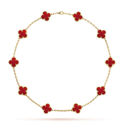 CLOVER | 10 Motief Rode Ketting