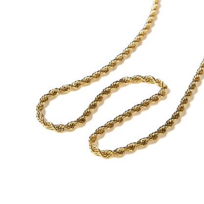 Touw Ketting - Goud