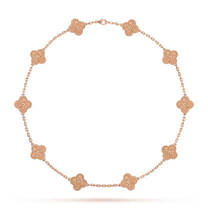 CLOVER | 10 Motief Roze Ketting