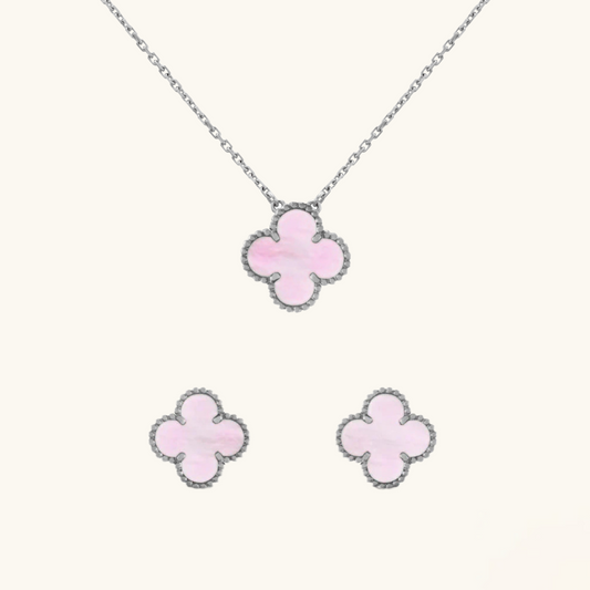 CLOVER | Roze/Zilver 2-Bundle