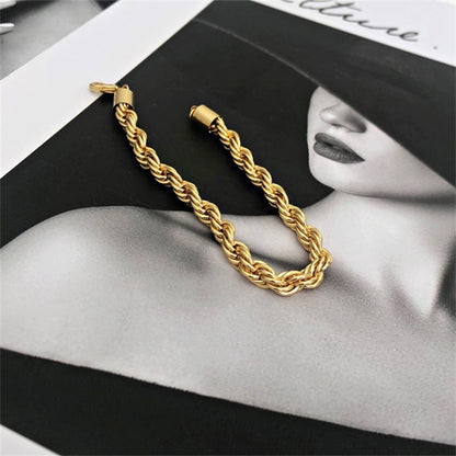 Gigi Touwketting Gouden Armband