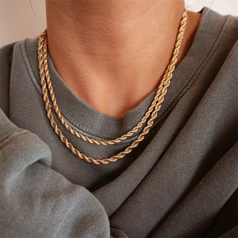 Bianca Touwketting Gouden Halsketting