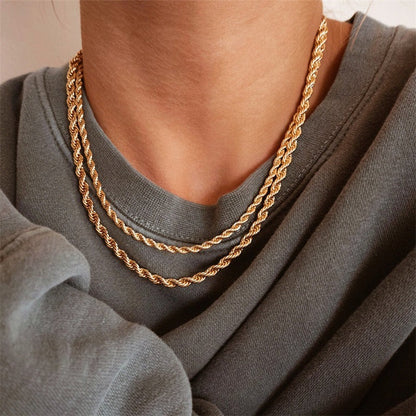 Bianca Touwketting Gouden Halsketting