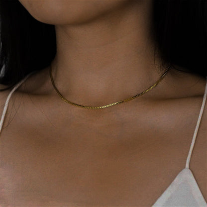 Danica Box Chain Gouden Ketting