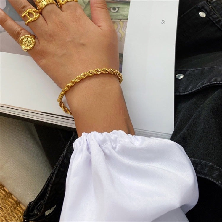 Gigi Touwketting Gouden Armband