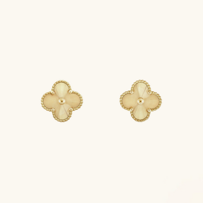 CLOVER | Gouden Oorbellen